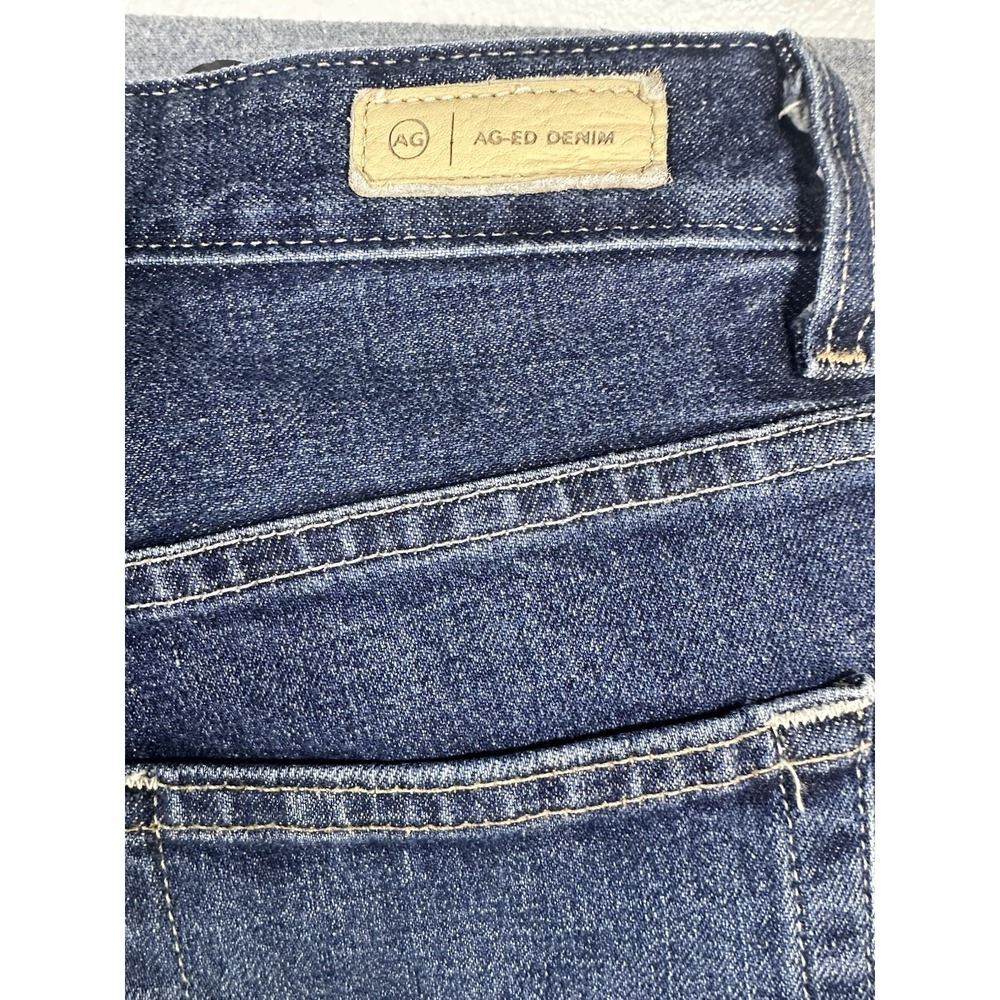 AG Alexxis High Rise Vintage Raw Hem Boot Cut Jeans Size 25 EUC Made In Japan - Picture 10 of 12